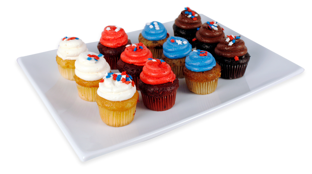 4th of July Assorted Mini Cupcake 12pk Edda's Cake Designs