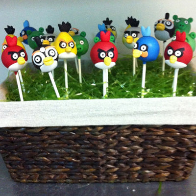 ANGRY CAKE POPS
