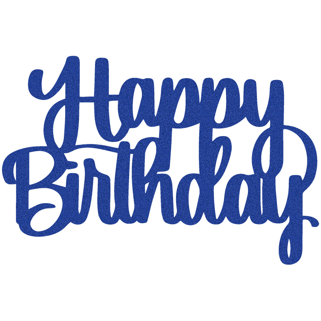 Happy Birthday Script Topper – Edda's Cake Designs