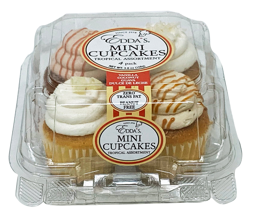 Mini Cupcake Tropical 4 Pack – Edda's Cake Designs